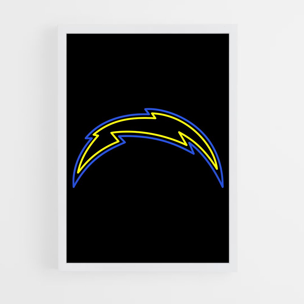 ap-los angeles chargers-6 cadre Blanc
