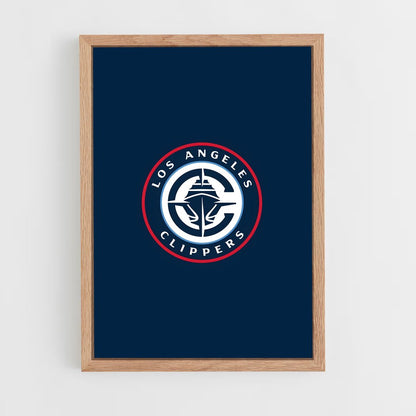 ap-los angeles clippers-1 cadre Bois clair