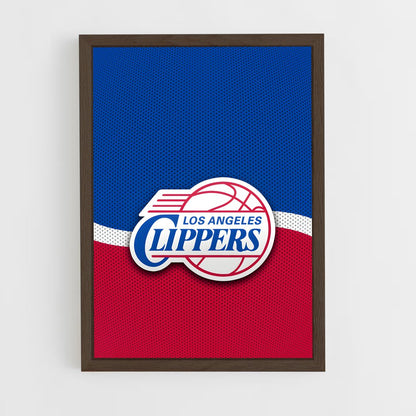 ap-los angeles clippers-2 cadre Bois foncé