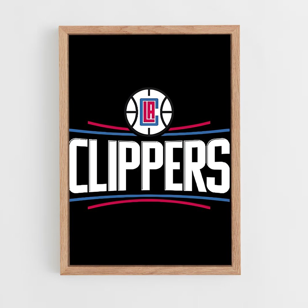 ap-los angeles clippers-3 cadre Bois clair