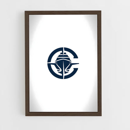 ap-los angeles clippers-4 cadre Bois foncé