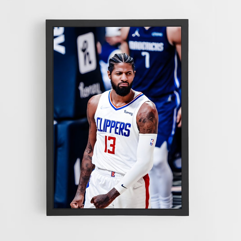 ap-los angeles clippers-8 cadre Noir