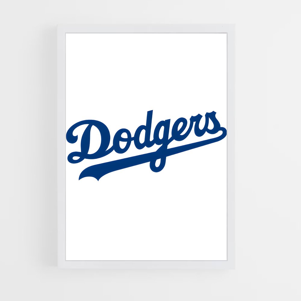 ap-los angeles dodgers-2 cadre Blanc
