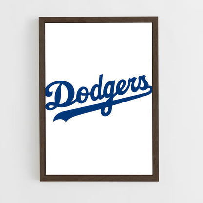 ap-los angeles dodgers-2 cadre Bois foncé