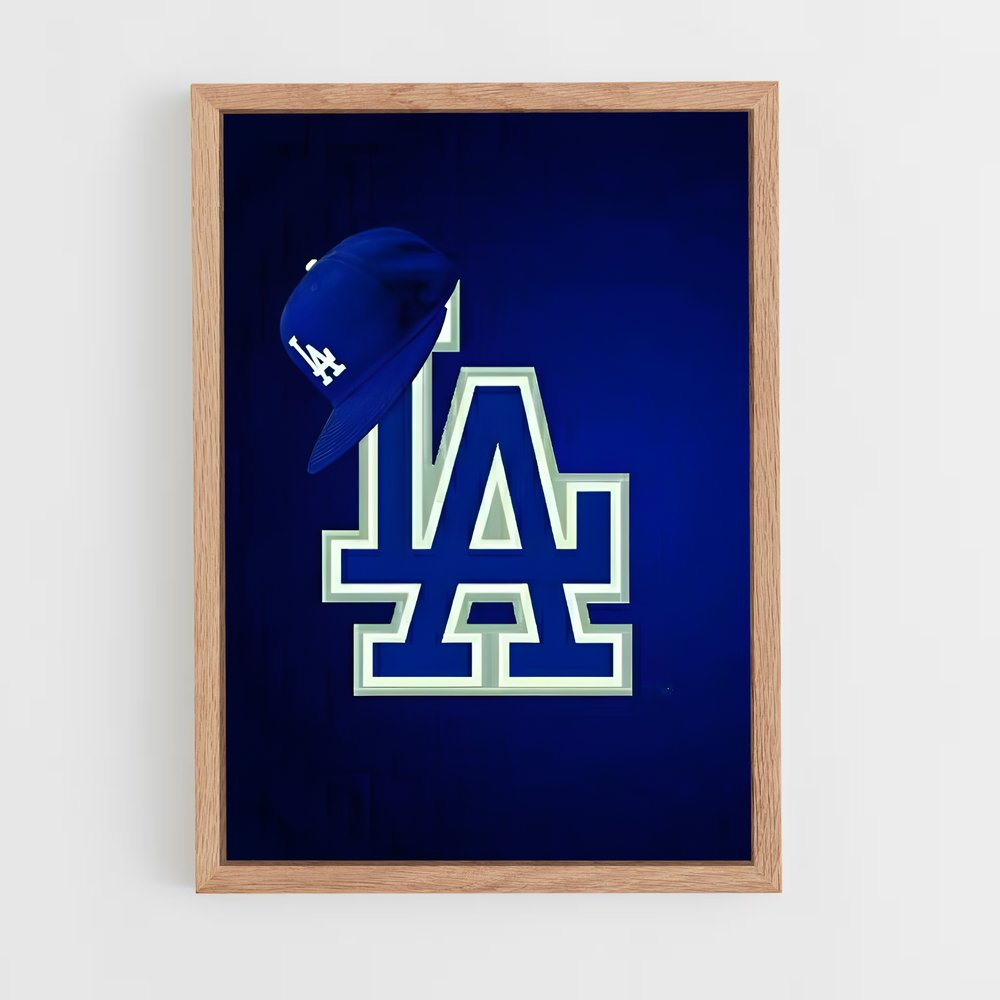 ap-los angeles dodgers-4 cadre Bois clair