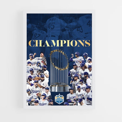ap-los angeles dodgers-7 cadre Blanc