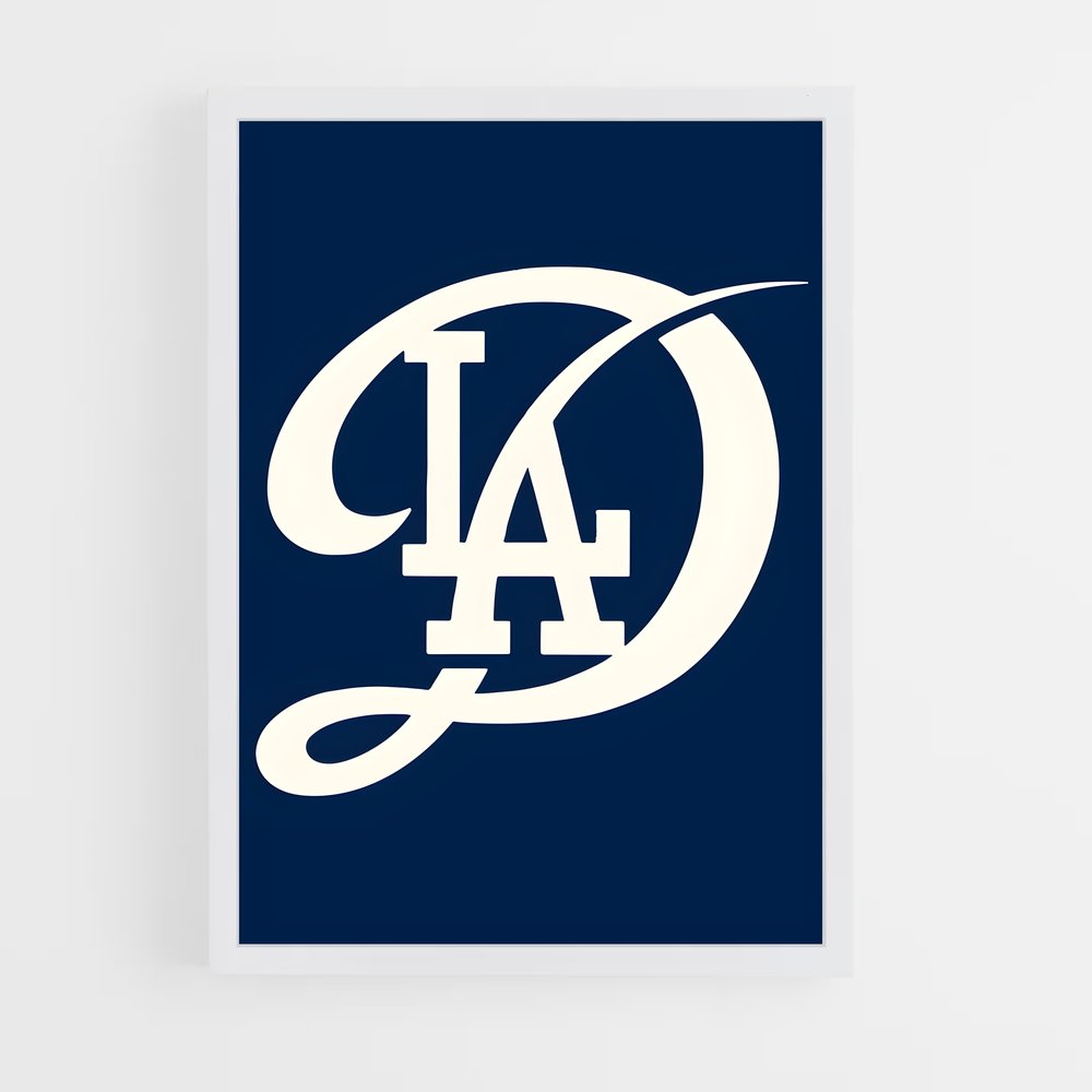 ap-los angeles dodgers-9 cadre Blanc