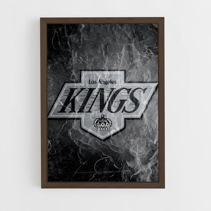 ap-los angeles kings-6 cadre Bois foncé