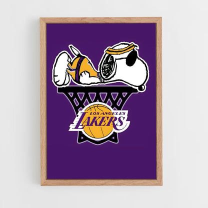 ap-los angeles lakers-1 cadre Bois clair