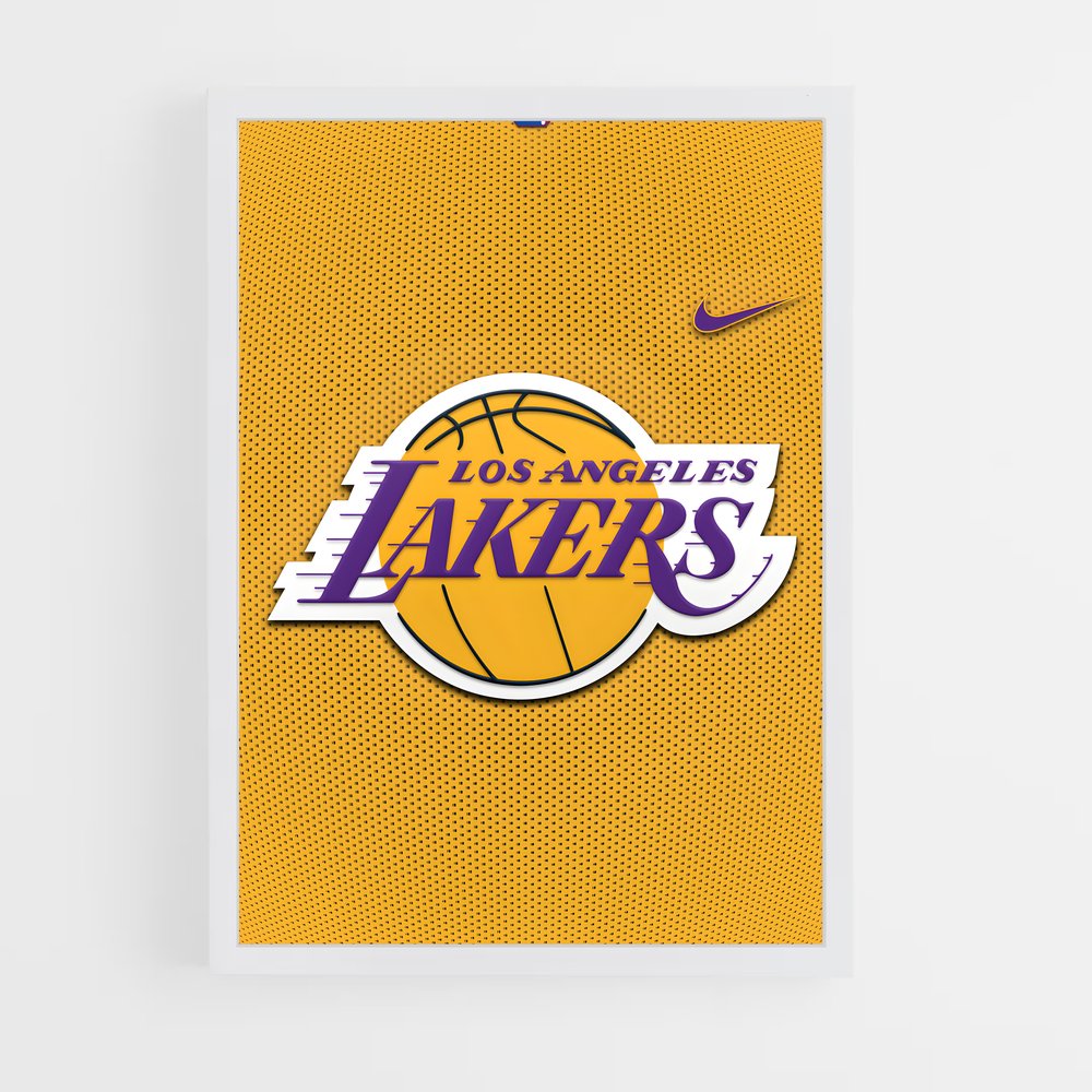 ap-los angeles lakers-5 cadre Blanc