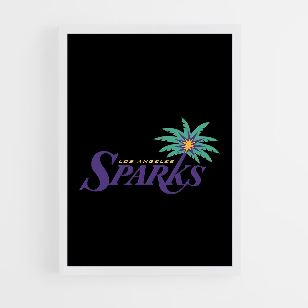 ap-los angeles sparks-4 cadre Blanc