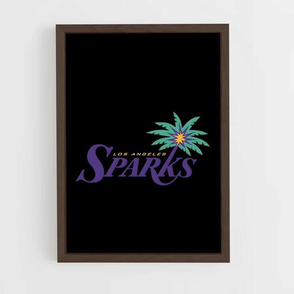 ap-los angeles sparks-4 cadre Bois foncé