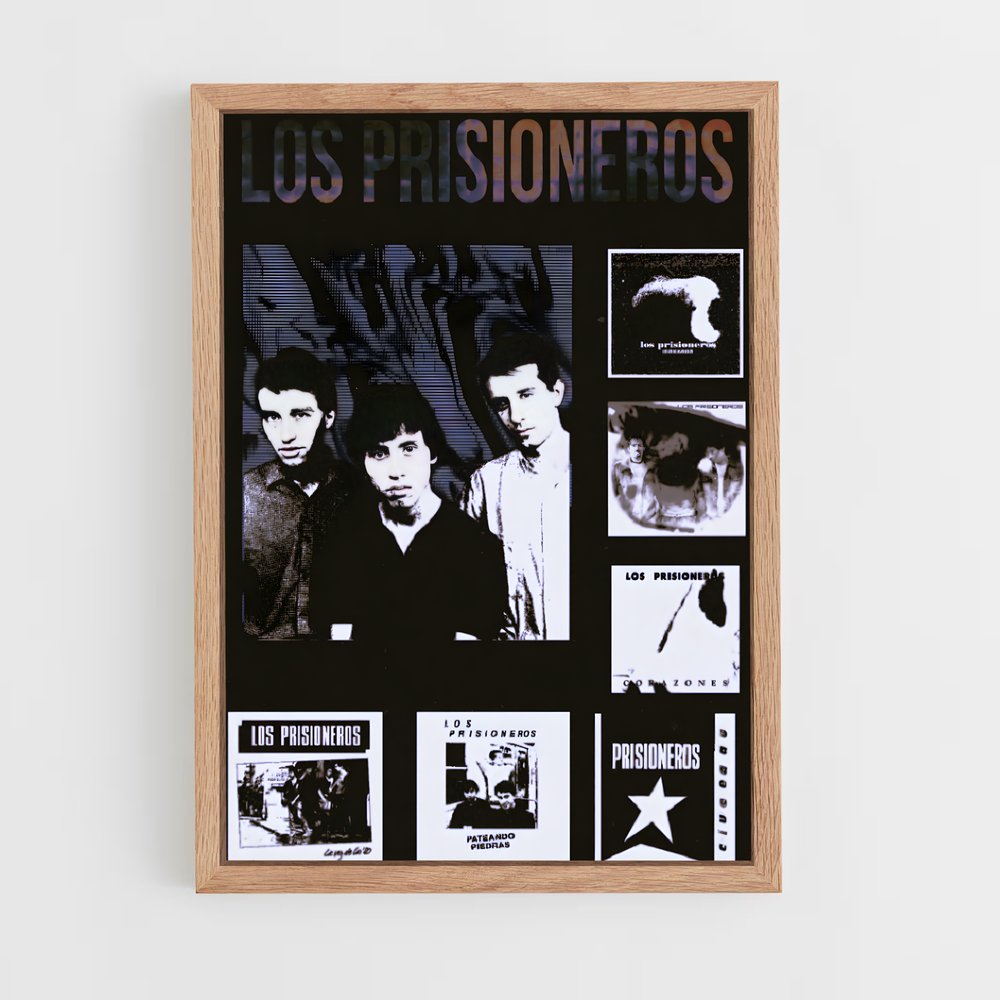 ap-los prisioneros-1 cadre Bois clair