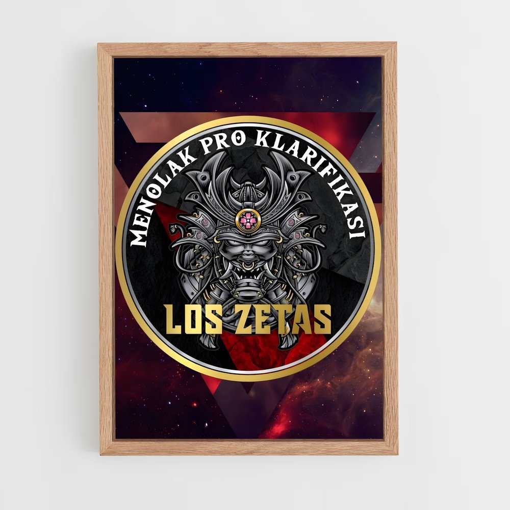 ap-los zetas-5 cadre Bois clair
