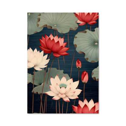 Poster Lotus Enchanté