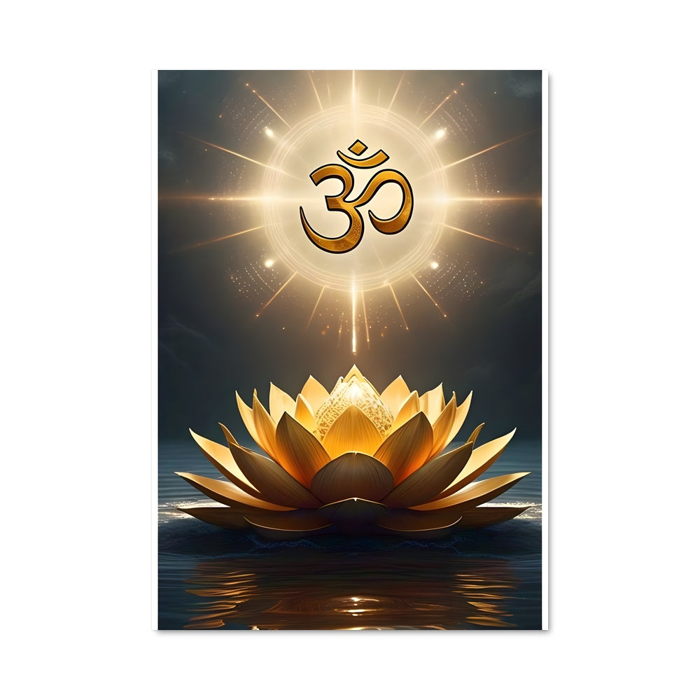 Poster Lotus Om