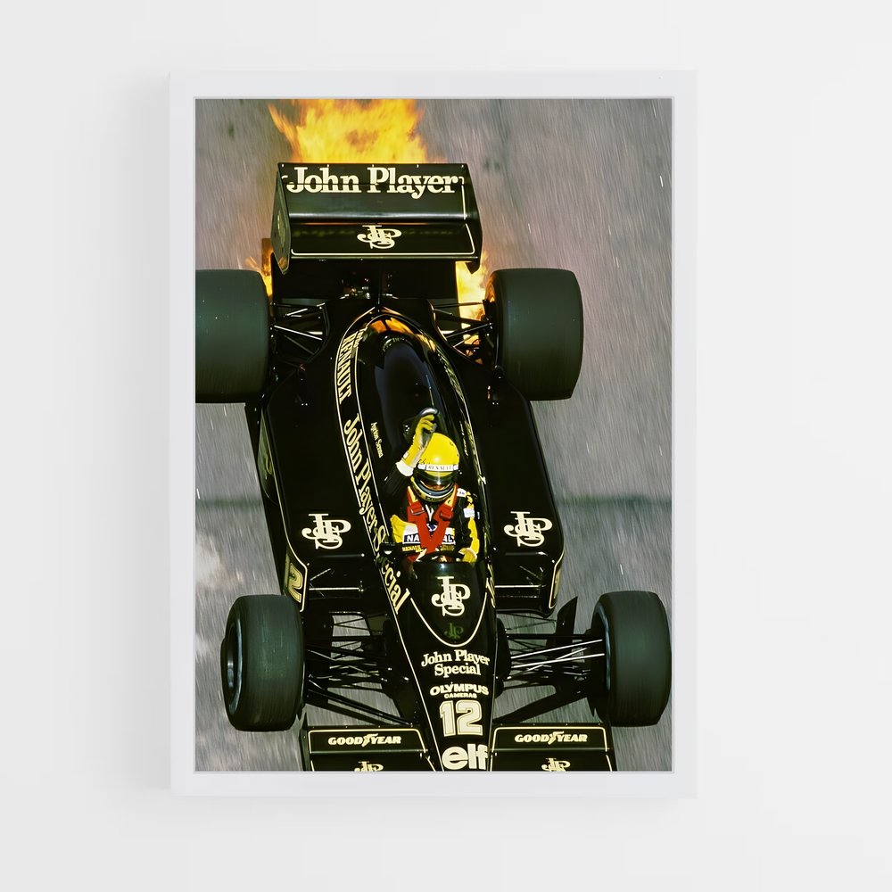 ap-lotus f1 team-1 cadre Blanc