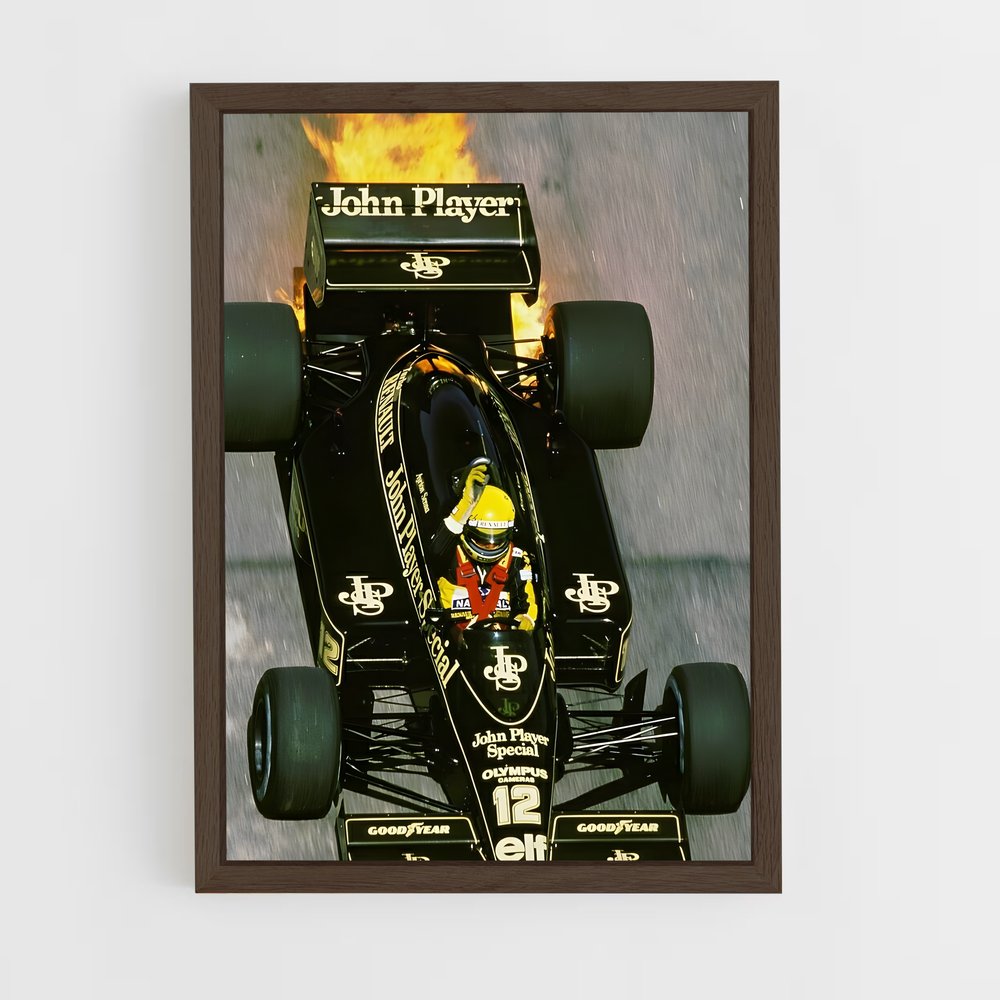 ap-lotus f1 team-1 cadre Bois foncé