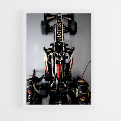 ap-lotus f1 team-4 cadre Blanc