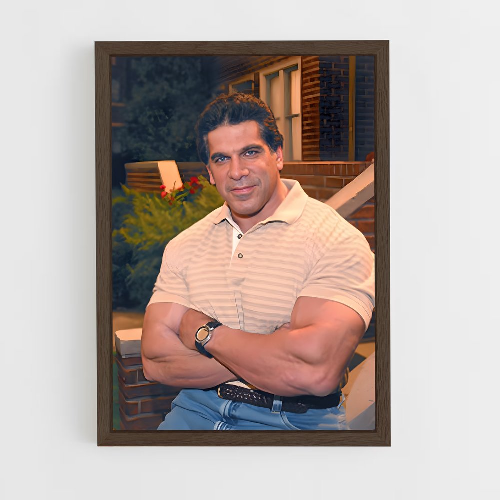 ap-lou ferrigno-2 cadre Bois foncé