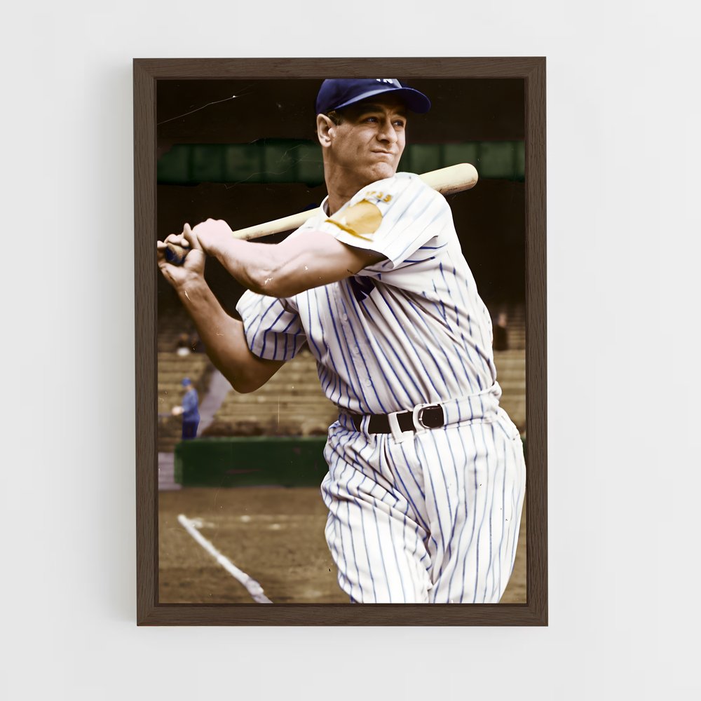 ap-lou gehrig-2 cadre Bois foncé