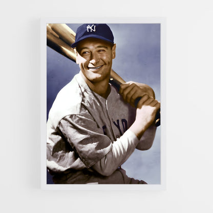 ap-lou gehrig-6 cadre Blanc