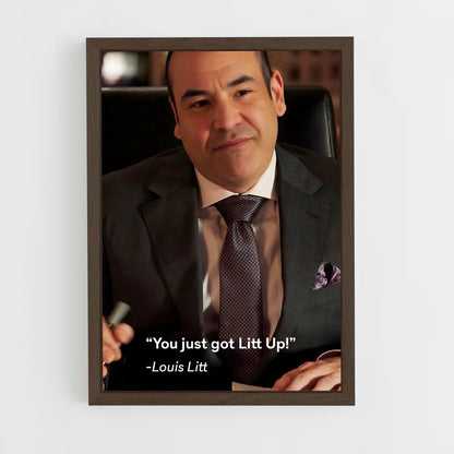 ap-louis litt-1 cadre Bois foncé