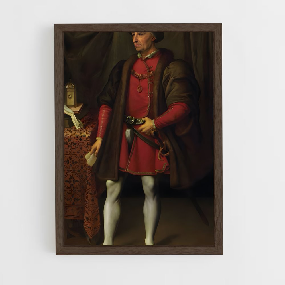 ap-louis xi-1 cadre Bois foncé