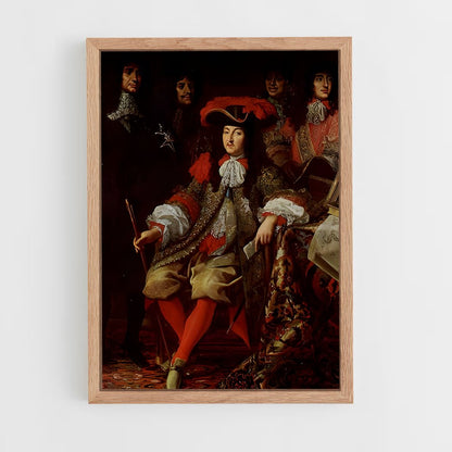 ap-louis xiv-2 cadre Bois clair