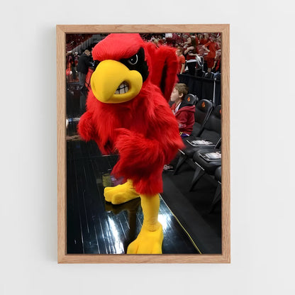 ap-louisville cardinals-1 cadre Bois clair
