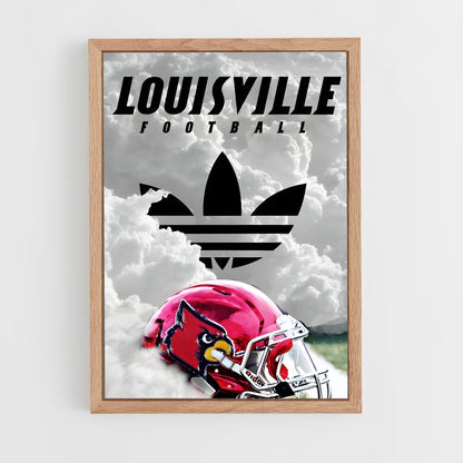 ap-louisville cardinals-3 cadre Bois clair