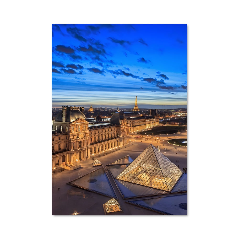 Poster Nuit au Louvre