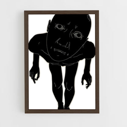 ap-lowbrow art-2 cadre Bois foncé