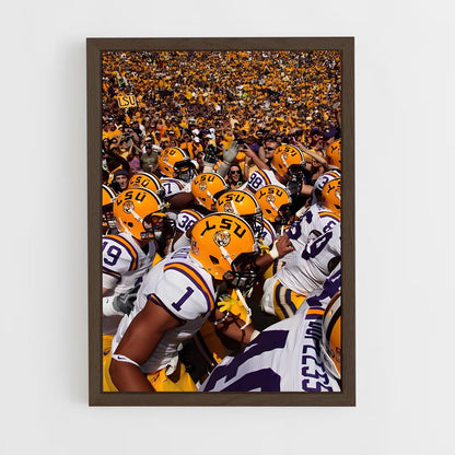 ap-lsu tigers-1 cadre Bois foncé