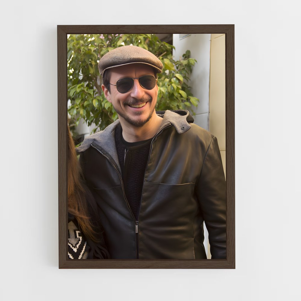 ap-luca bizzarri-1 cadre Bois foncé