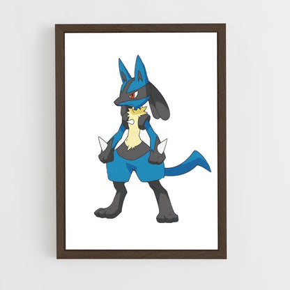 ap-lucario-5 cadre Bois foncé