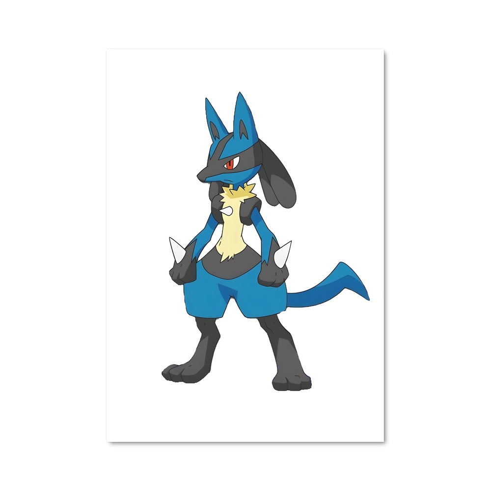 Poster Lucario Énergique