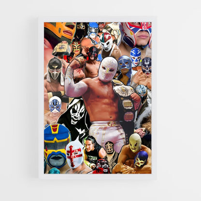 ap-lucha libre-5 cadre Blanc