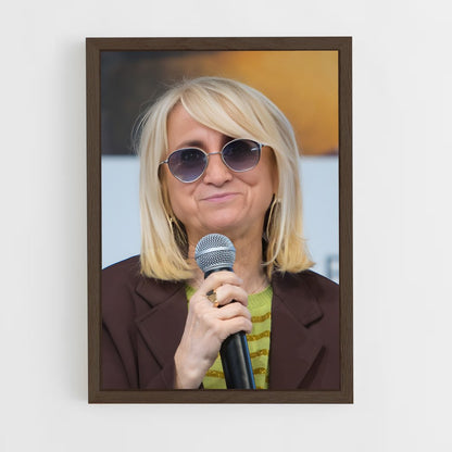 ap-luciana littizzetto-1 cadre Bois foncé