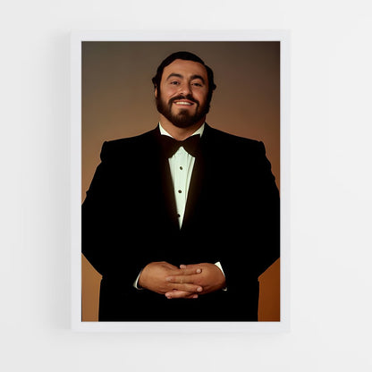 ap-luciano pavarotti-1 cadre Blanc
