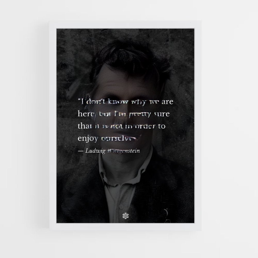 ap-ludwig wittgenstein-5 cadre Blanc