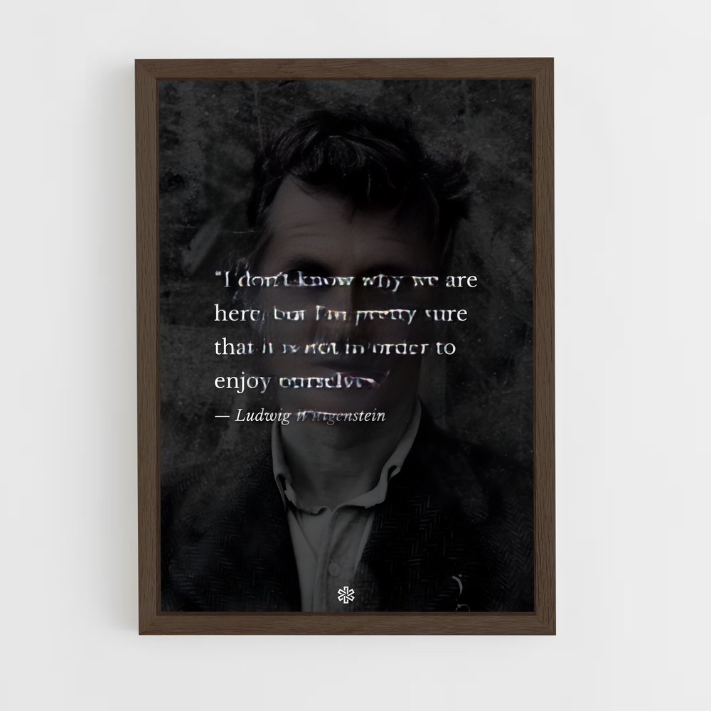 ap-ludwig wittgenstein-5 cadre Bois foncé
