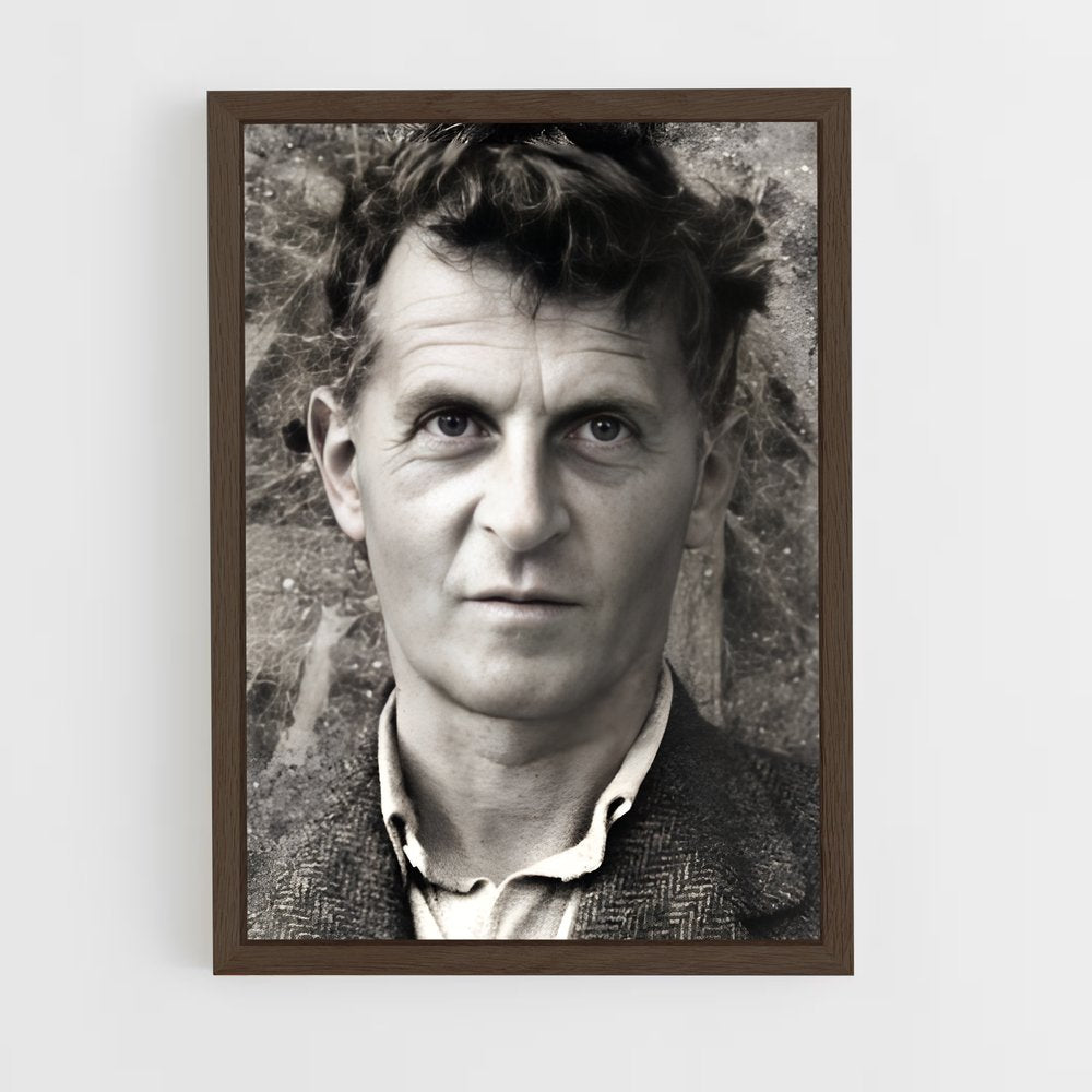 ap-ludwig wittgenstein-9 cadre Bois foncé