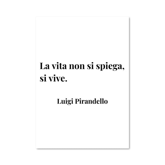 Poster La Vita che Non C'è