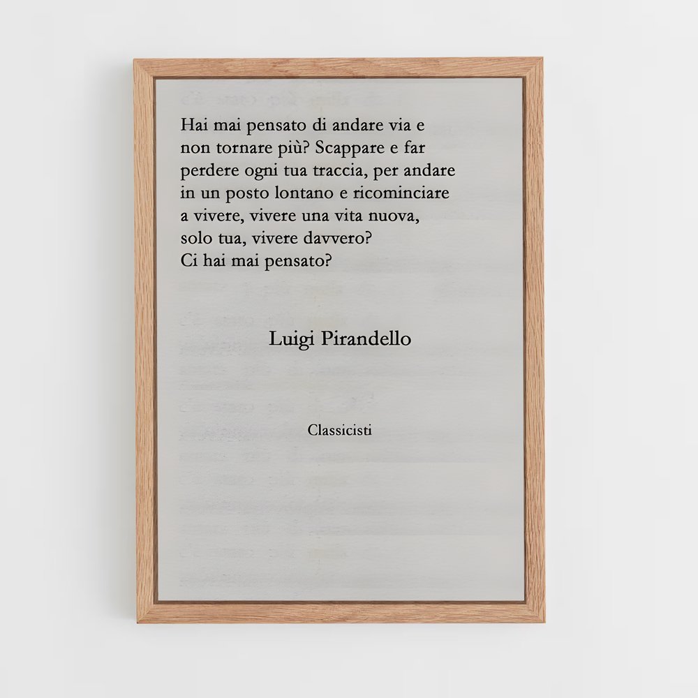 ap-luigi pirandello-1 cadre Bois clair