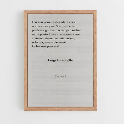 ap-luigi pirandello-1 cadre Bois clair