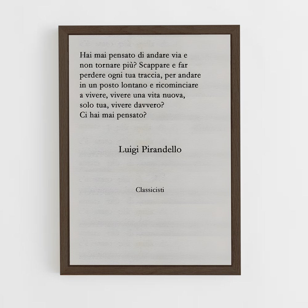 ap-luigi pirandello-1 cadre Bois foncé