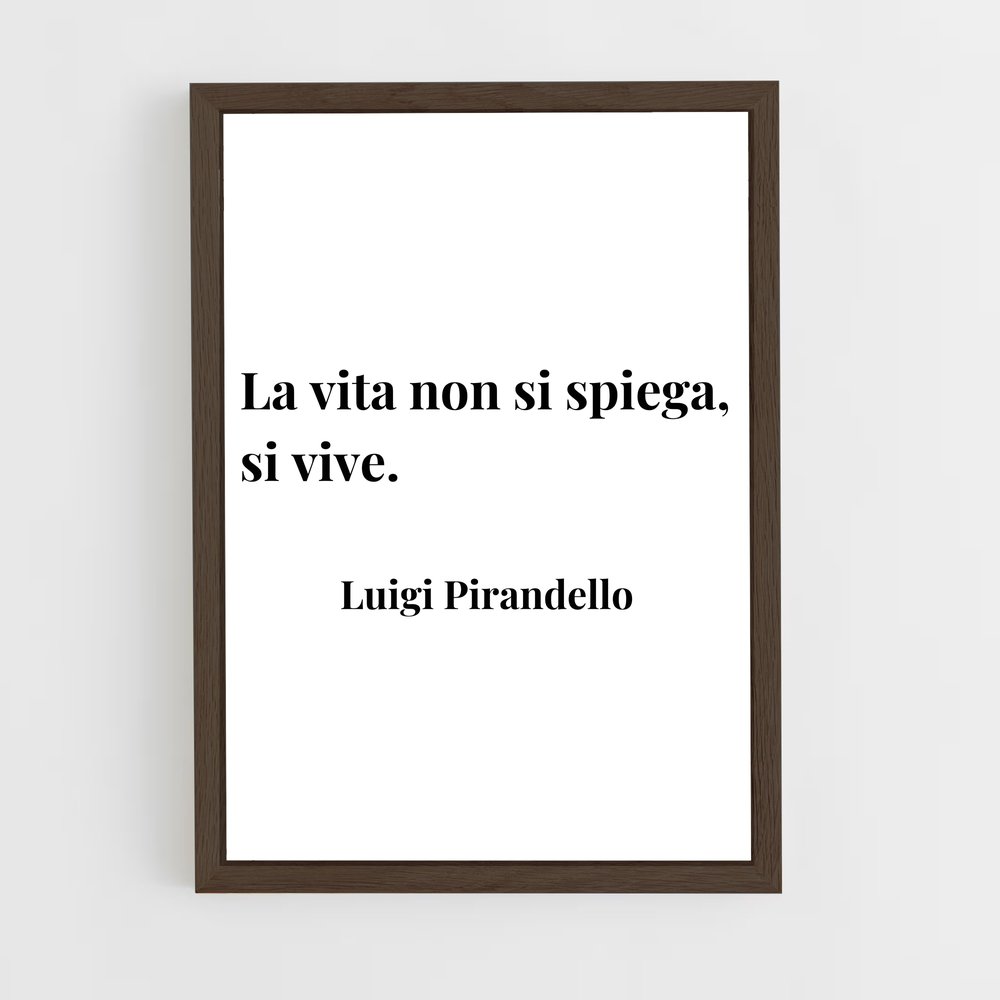ap-luigi pirandello-2 cadre Bois foncé