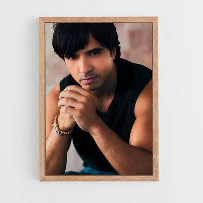 ap-luis fonsi-11 cadre Bois clair