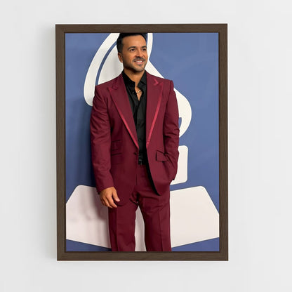 ap-luis fonsi-3 cadre Bois foncé